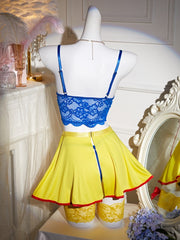 Sexy Sheer Mesh Outfits Lingerie Femme Halloween Costumes Fishnet Virgin Killer Suit Schoolgirl Role Play Cosplay