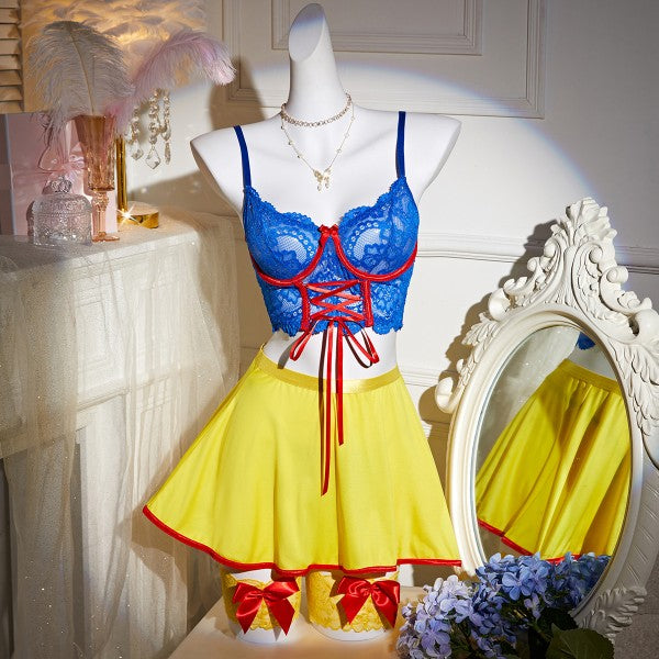 Sexy Sheer Mesh Outfits Lingerie Femme Halloween Costumes Fishnet Virgin Killer Suit Schoolgirl Role Play Cosplay